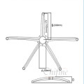 ADC12 und A380 Aluminium Druckguss Stuhl Basis für Tisch Stuhl